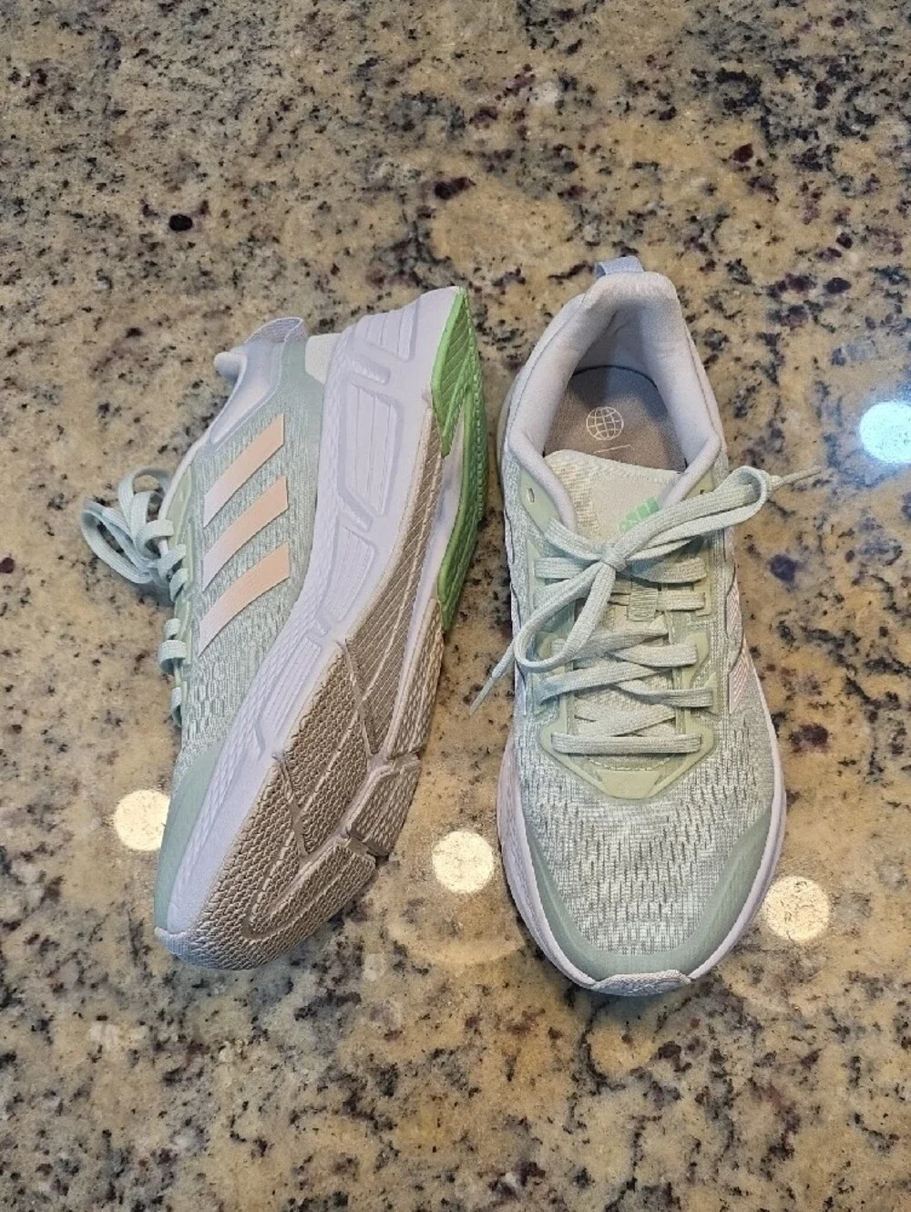 adidas Mint Green Women's Running Sneakers - Worn Once